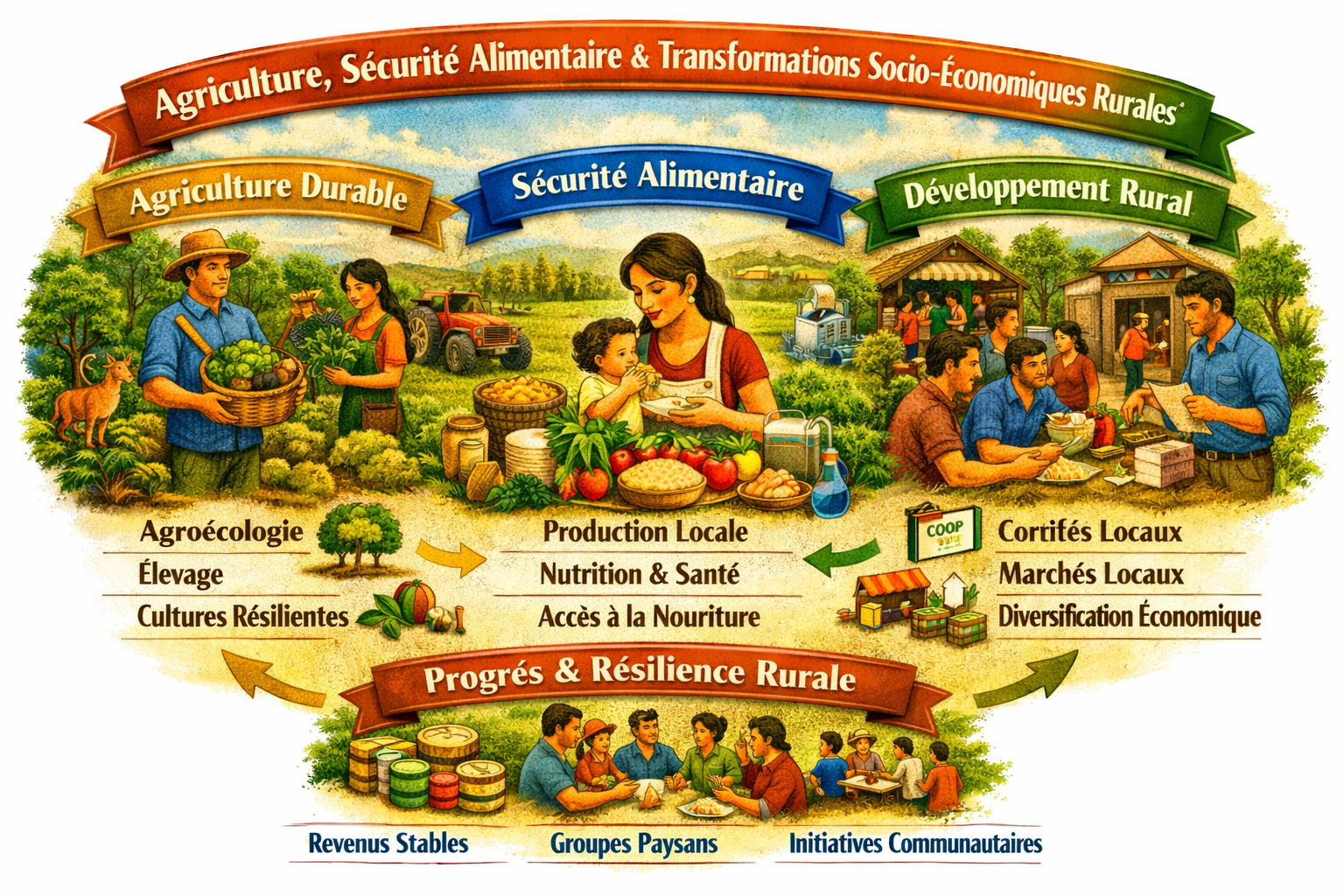 Agriculture, sécurité alimentaire et transformations socio-économiques rurales